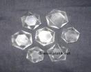 Crystal Quartz Hexagonal Star of David